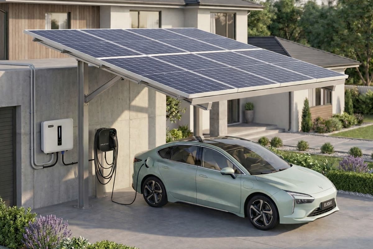 Complete home energy storage system setup